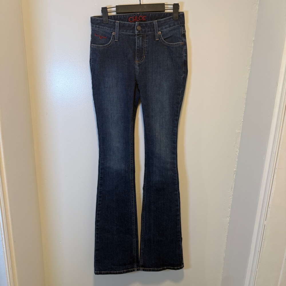 Kimes Ranch Dark Blue Flare Jeans